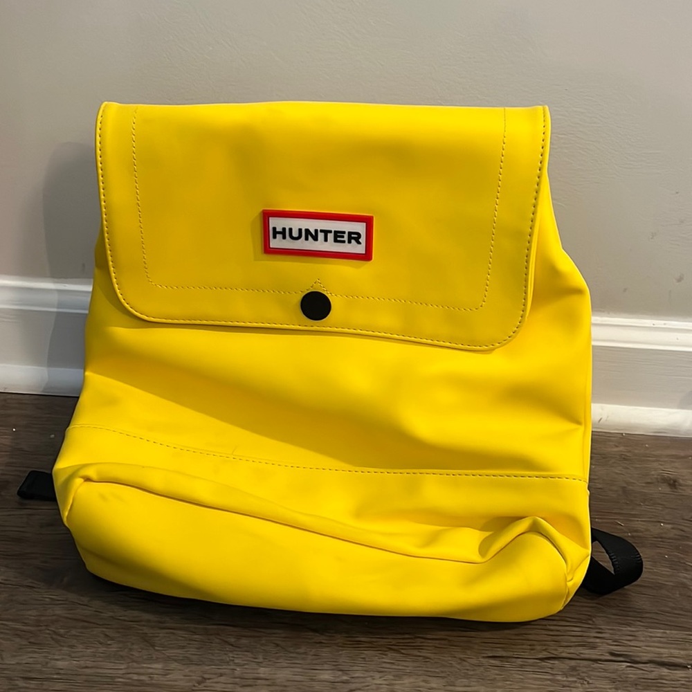 Hunter for Target Yellow Backpack with Red Logo Great condition!